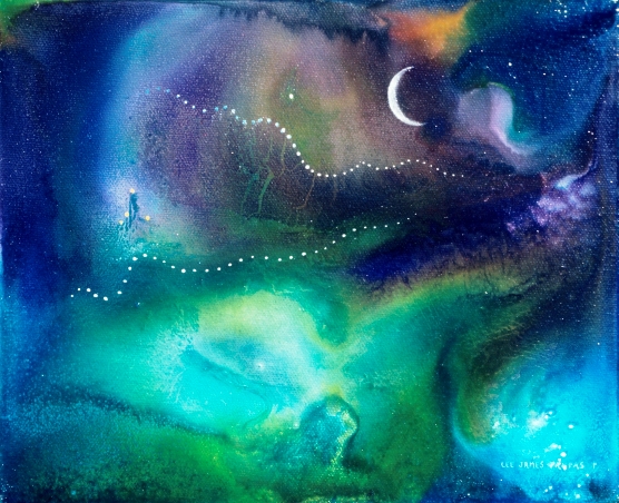 Columbian Moonrise, by Lee James Pantas