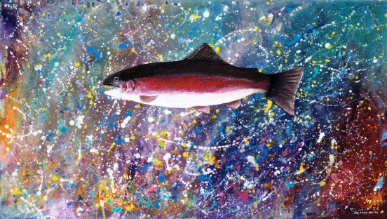 Dream of the Rainbow Trout, by Lee James Pantas